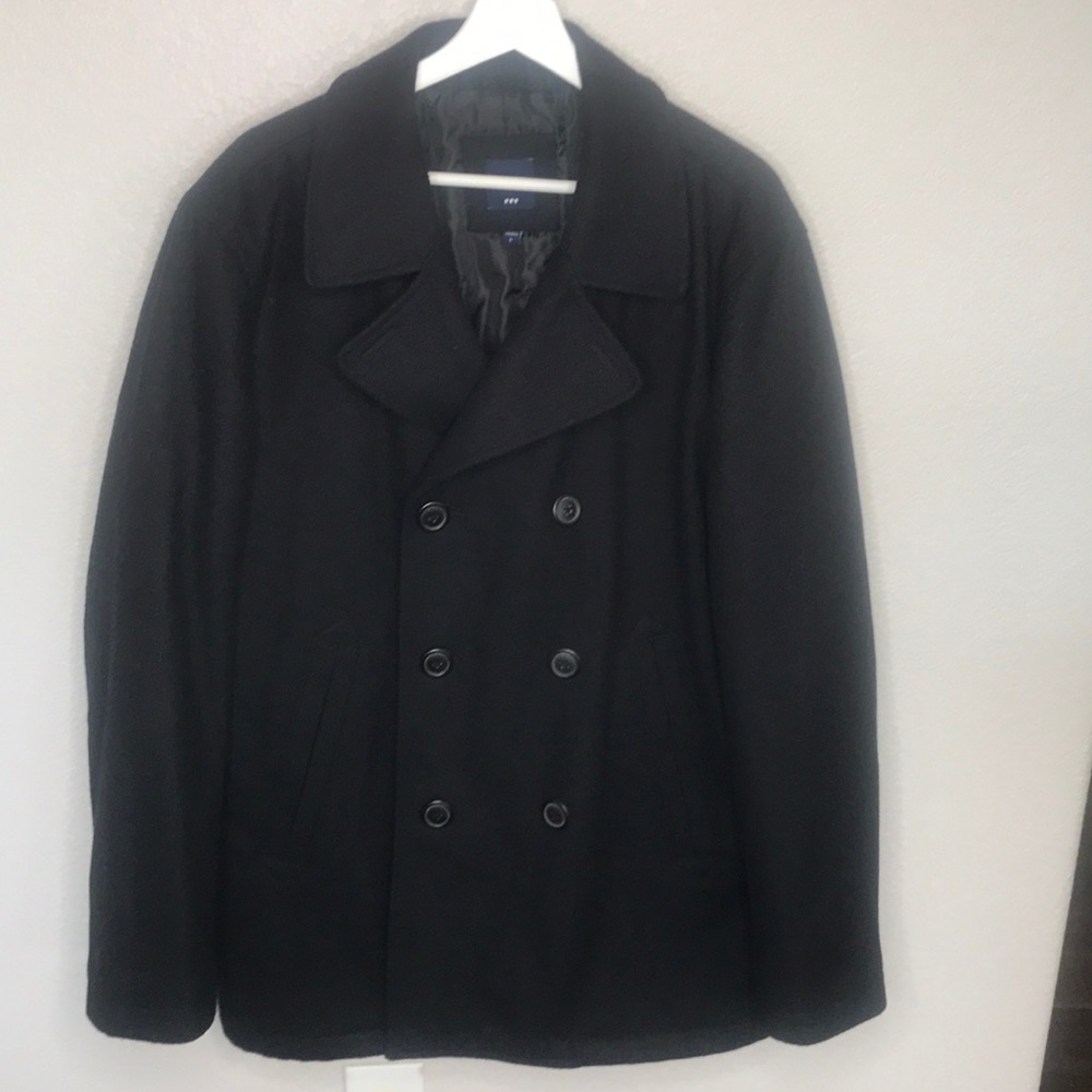 Gap Wool Blend Double Breasted Peacoat